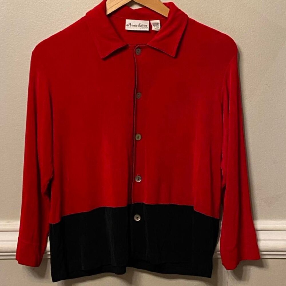 Chico-s Women's Red Blouse